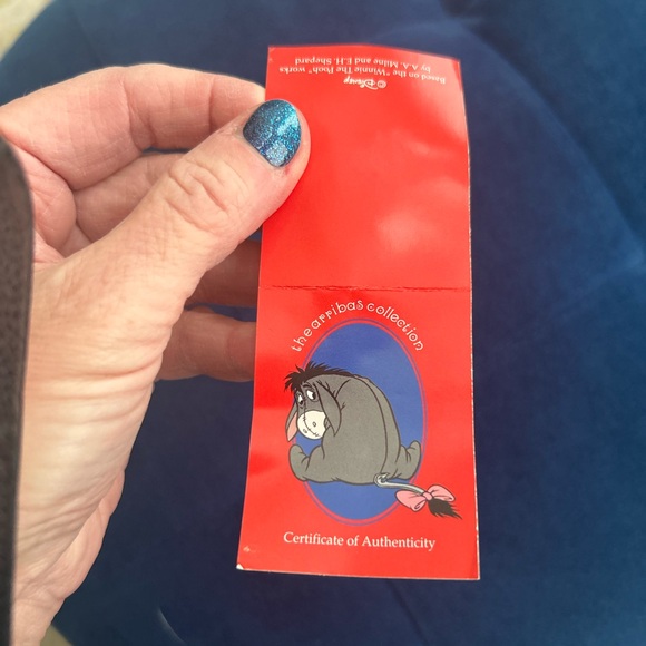 Disney Eeyore Arribas Swarovski Crystal Eeyore Figurine - Picture 10 of 10